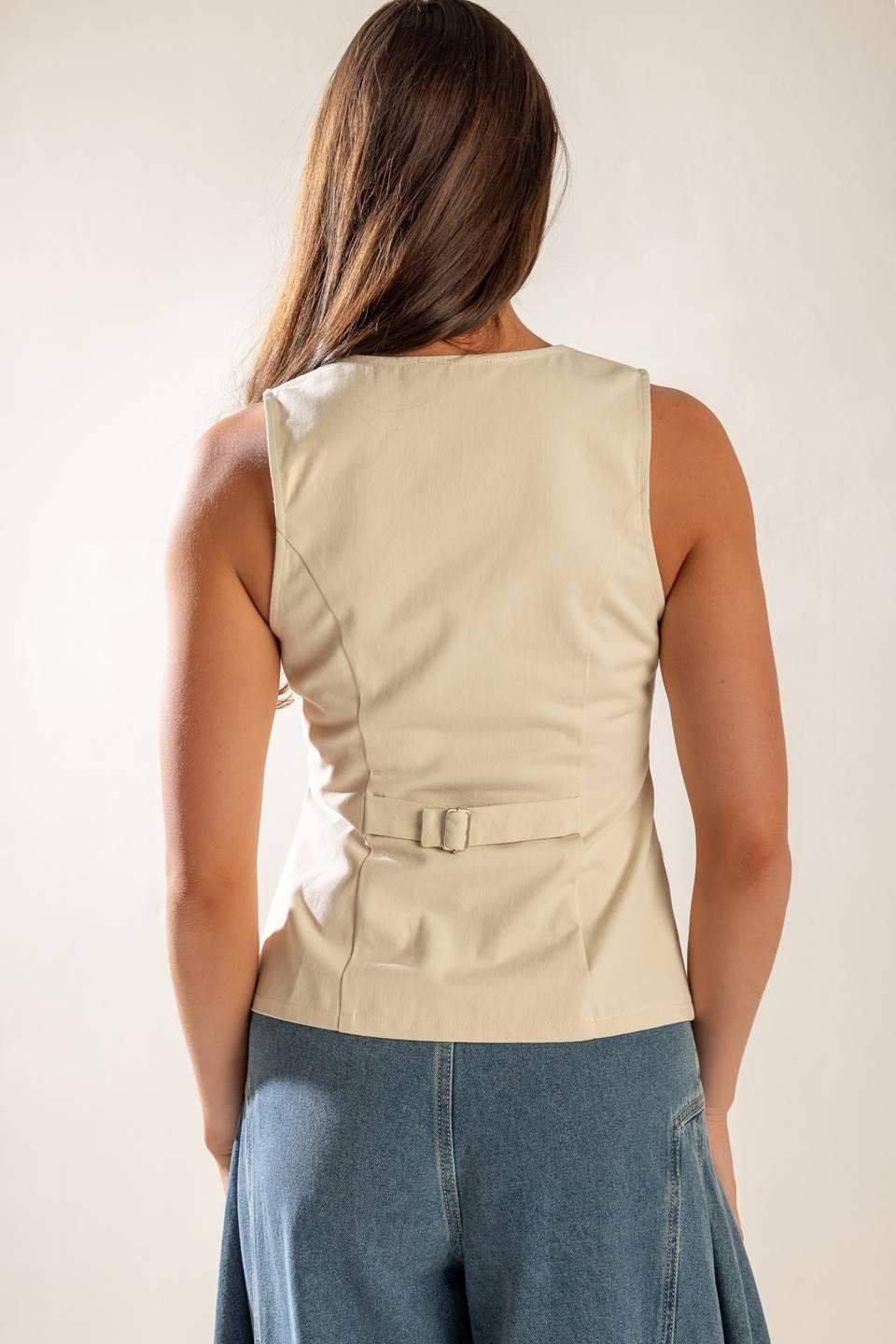 UNDENIABLE GROWTH WOVEN VEST - Flying Tomato - Flyclothing LLC