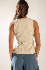 UNDENIABLE GROWTH WOVEN VEST - Flying Tomato - Flyclothing LLC