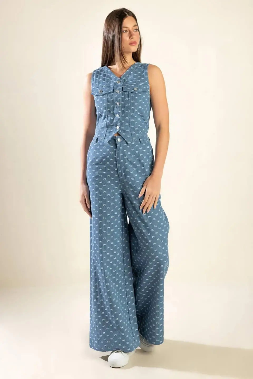 MIMOSA MORNING WOVEN VEST - Flying Tomato - Flyclothing LLC
