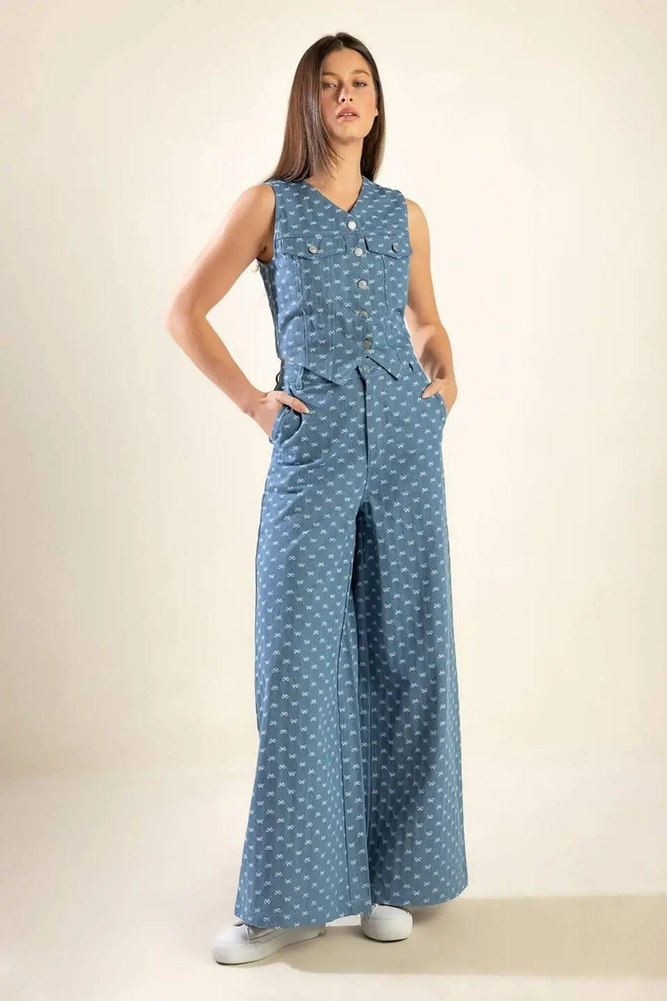 MIMOSA MORNING WOVEN VEST - Flying Tomato - Flyclothing LLC
