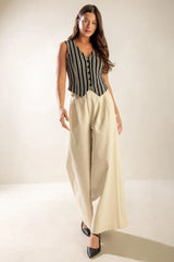IN THE QUIET SHADE WOVEN VEST - Flying Tomato - Flyclothing LLC