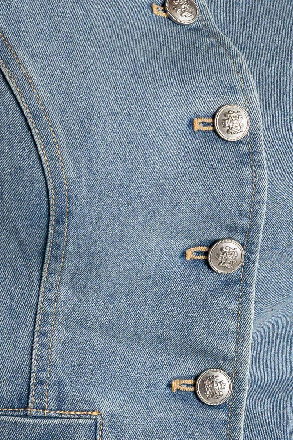AT FIRST GLANCE DENIM VEST - Flying Tomato - Flyclothing LLC