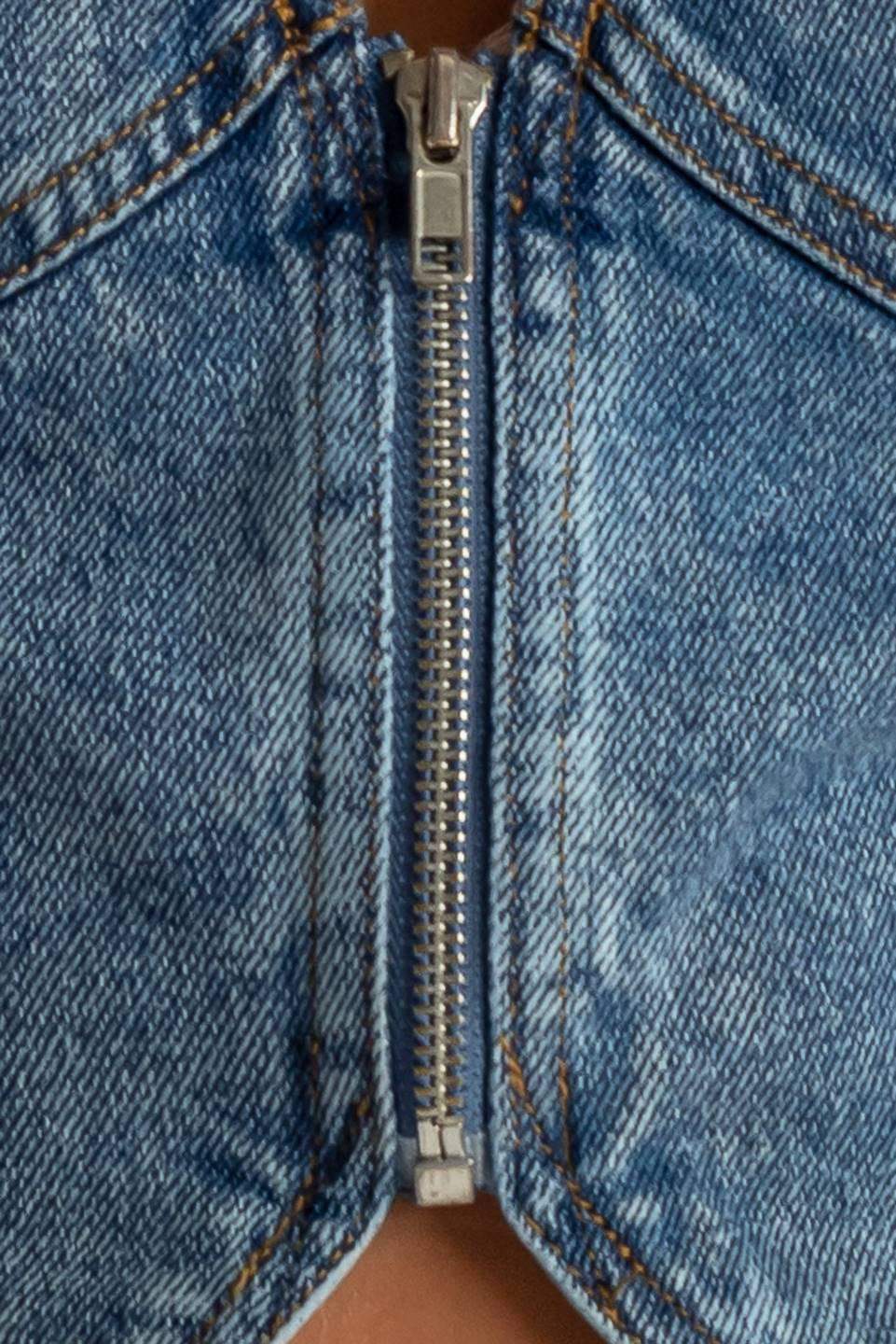 PICTURE PERFECT DENIM VEST - Flying Tomato - Flyclothing LLC