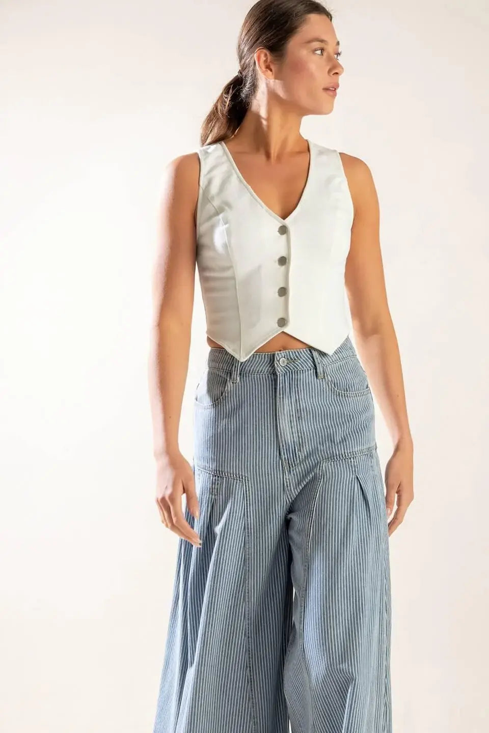 THE LILY'S SECRET DENIM VEST - Flying Tomato - Flyclothing LLC
