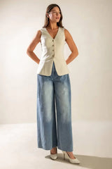WHERE YOU BELONG WOVEN VEST - Flying Tomato - Flyclothing LLC