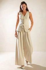 WHERE YOU BELONG WOVEN VEST - Flying Tomato - Flyclothing LLC