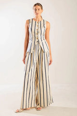 HERE AND NOW WOVEN VEST - Flying Tomato - Flyclothing LLC