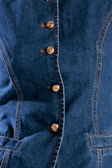 DRIVE-IN MOVIE DENIM VEST - Flying Tomato - Flyclothing LLC