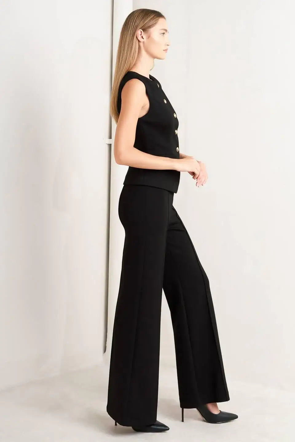GLOSSY GLAM WOVEN VEST - Flying Tomato - Flyclothing LLC