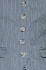 SMILE BRIGHT IN GREY WOVEN VEST - Flying Tomato - Flyclothing LLC
