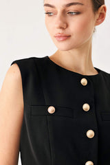 MODERN EDGE WOVEN VEST - Flying Tomato - Flyclothing LLC