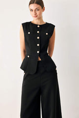 MODERN EDGE WOVEN VEST - Flying Tomato - Flyclothing LLC