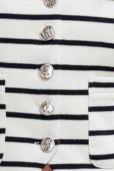 MARINE CHIC WOVEN VEST - Flying Tomato - Flyclothing LLC