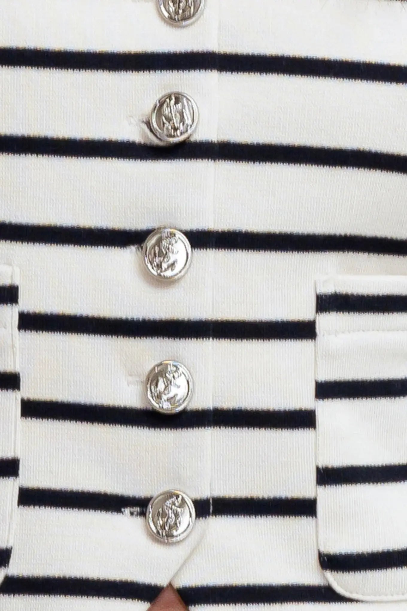 MARINE CHIC WOVEN VEST - Flying Tomato - Flyclothing LLC