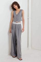 POWER LINES WOVEN VEST - Flying Tomato - Flyclothing LLC