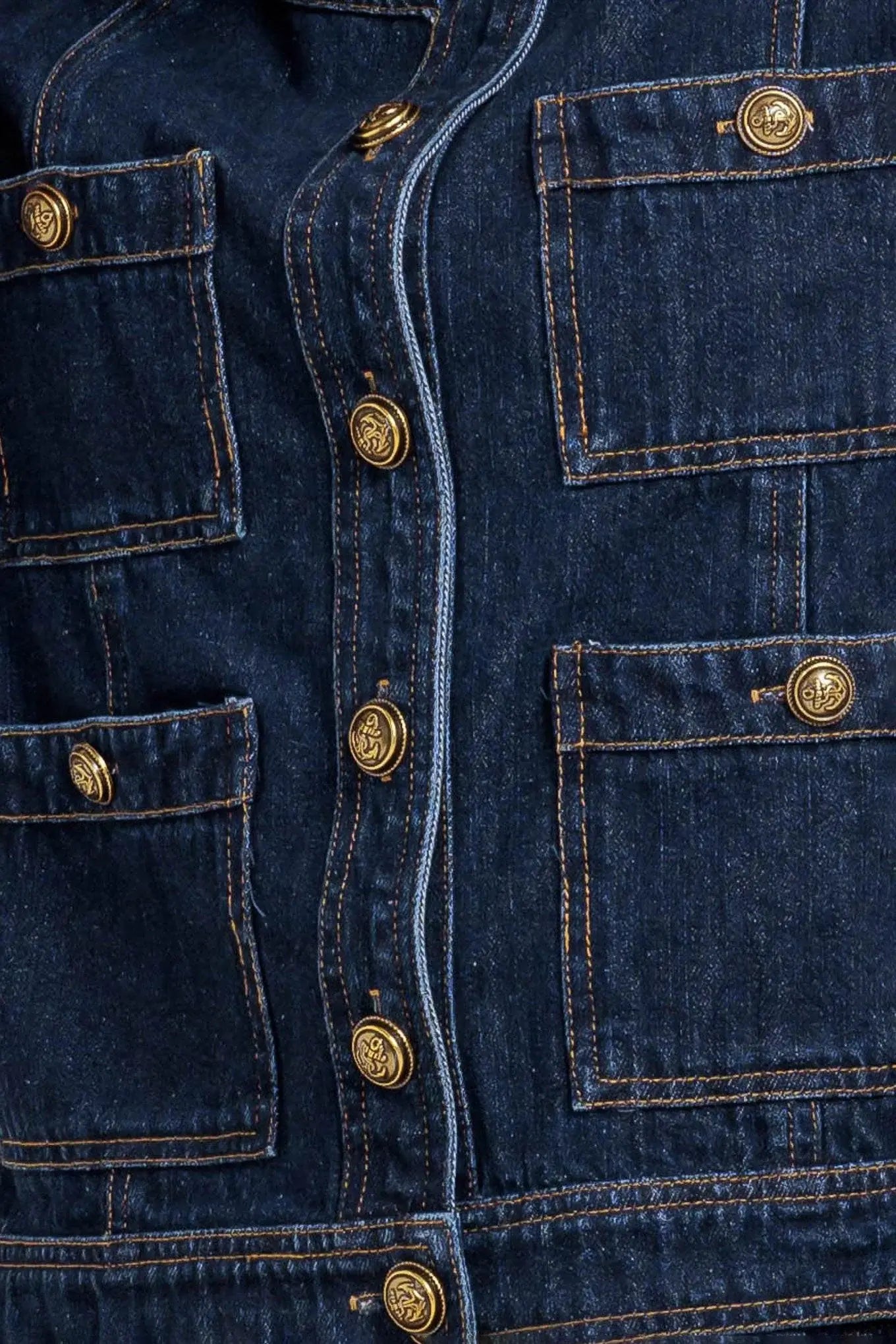 GLAM CODE DENIM JACKET - Flying Tomato - Flyclothing LLC