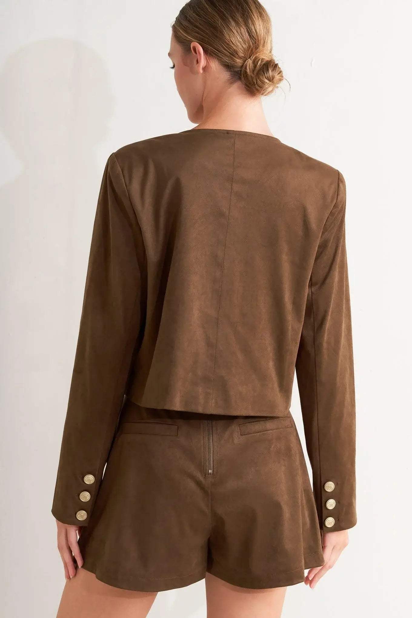 HERITAGE UTILITY FAUX SUEDE JACKET - Flying Tomato - Flyclothing LLC