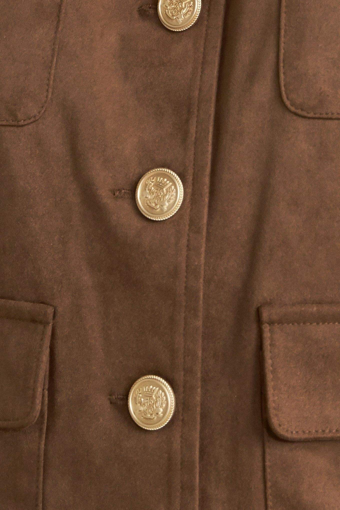 HERITAGE UTILITY FAUX SUEDE JACKET - Flying Tomato - Flyclothing LLC