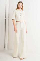 MODERN NEUTRAL TWILL JACKET - Flying Tomato - Flyclothing LLC