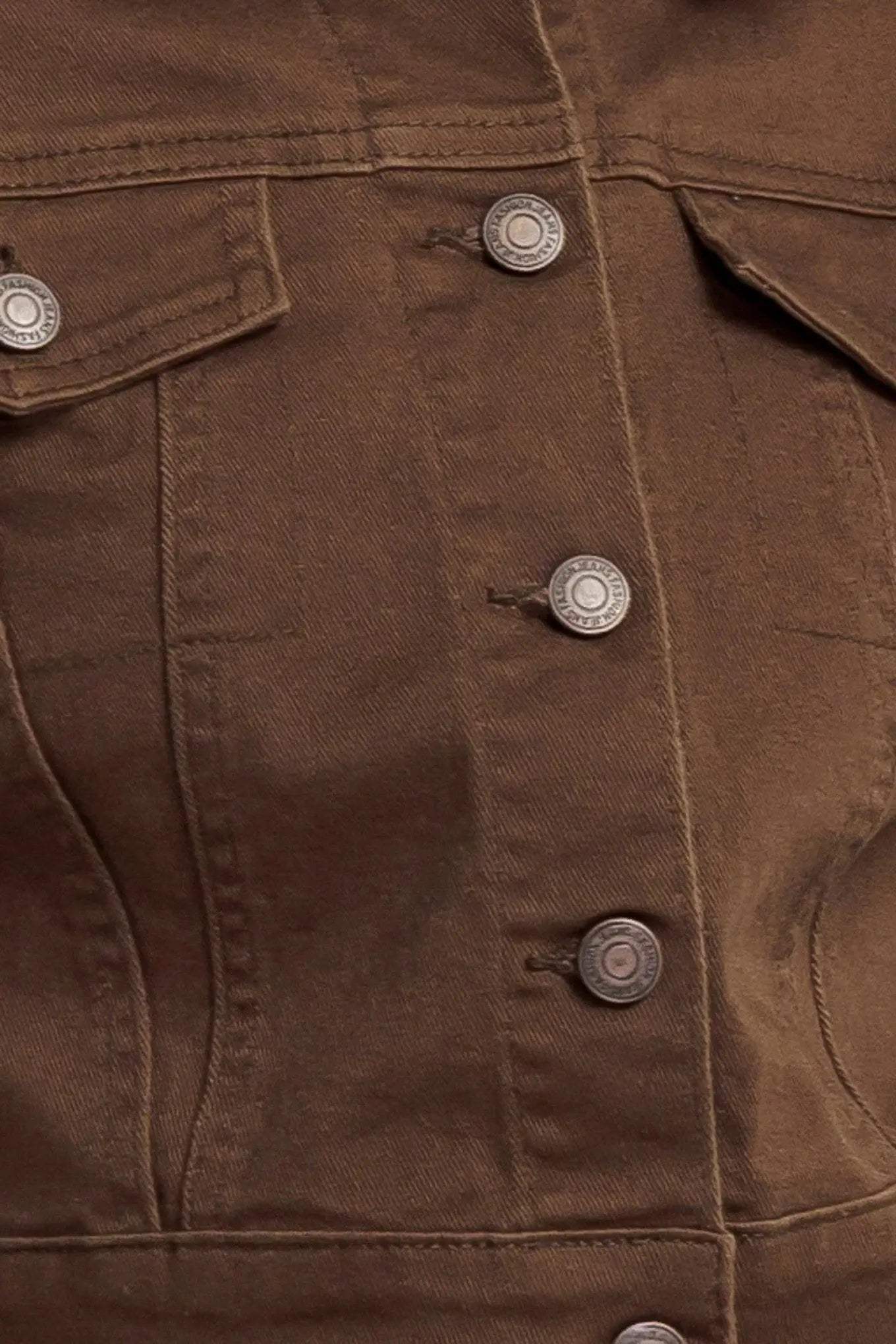 EFFORTLESS EDGE BROWN TWILL JACKET - Flying Tomato - Flyclothing LLC
