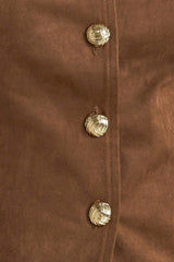 MIDNIGHT MESA STYLE FAUX SUEDE VEST - Flying Tomato - Flyclothing LLC
