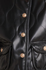 MOTO CHIC FAUX LEATHER JACKET - Flying Tomato - Flyclothing LLC