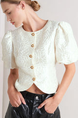 ROSÉ TEXTURE WOVEN TOP - Flying Tomato - Flyclothing LLC