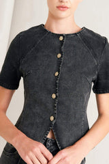 ELEGANT EVERYDAY LOOK DENIM JACKET - Flying Tomato - Flyclothing LLC
