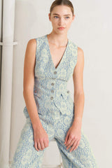 EASY ELEGANCE WOVEN LACE VEST - Flying Tomato - Flyclothing LLC