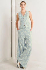 EASY ELEGANCE WOVEN LACE VEST - Flying Tomato - Flyclothing LLC