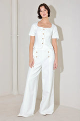 MINIMAL PRESTIGE WOVEN TOP - Flying Tomato - Flyclothing LLC