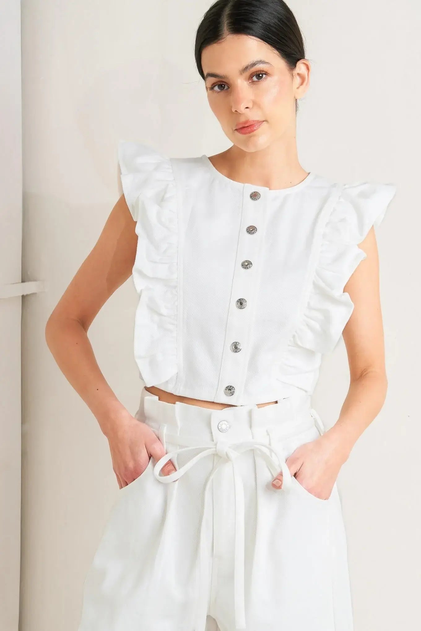 SUGAR AIR TWILL TOP - Flying Tomato - Flyclothing LLC
