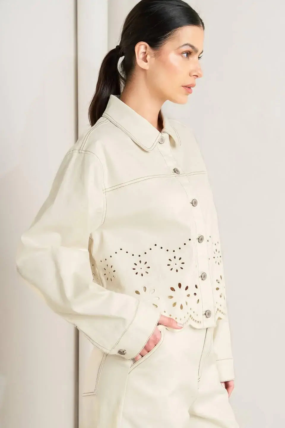 SUNDAY LEAF TWILL JACKET - Flying Tomato - Flyclothing LLC