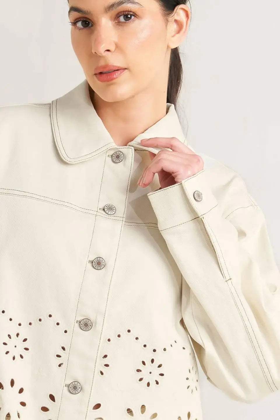 SUNDAY LEAF TWILL JACKET - Flying Tomato - Flyclothing LLC