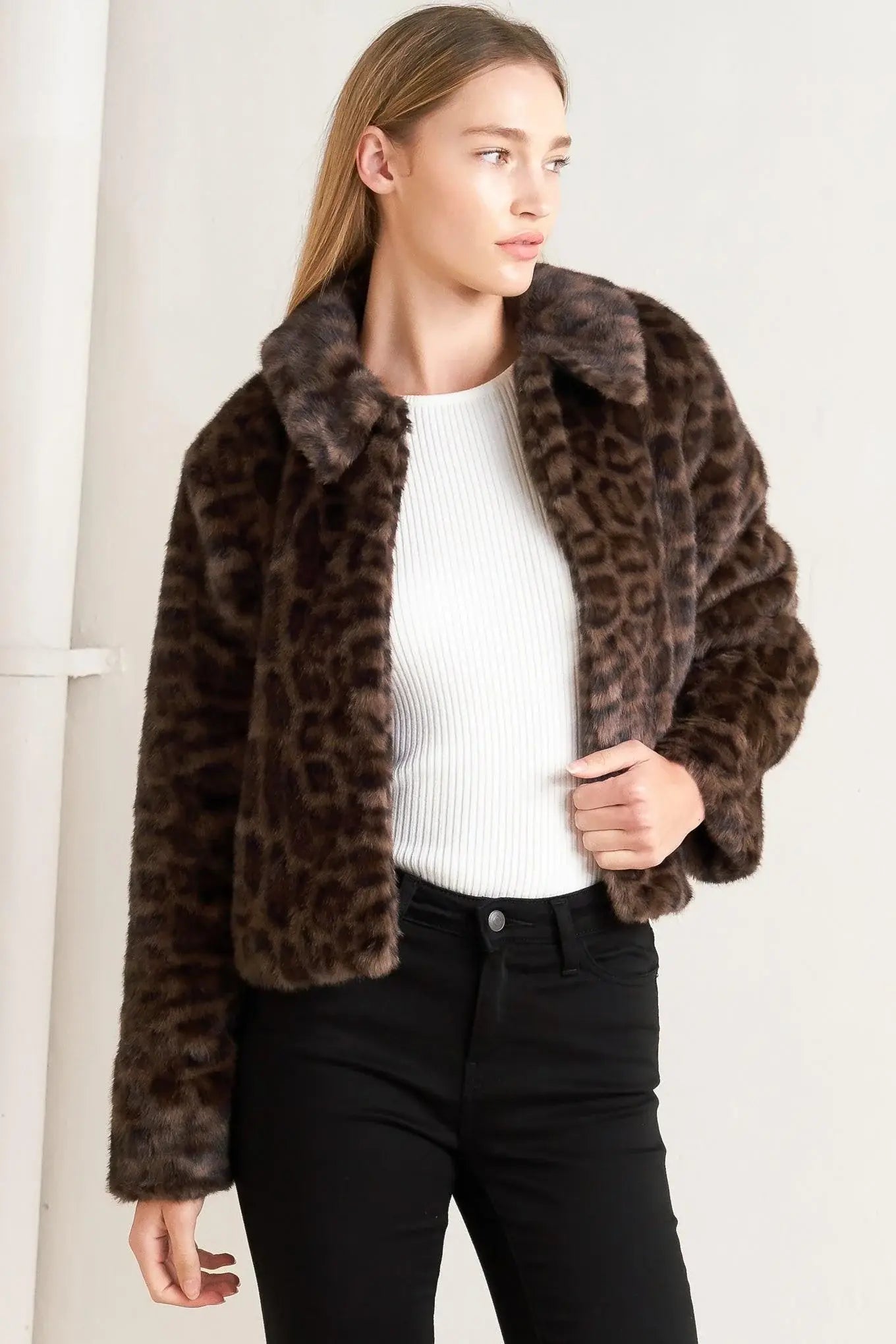 WILD FAME FAUX LEATHER JACKET - Flying Tomato - Flyclothing LLC