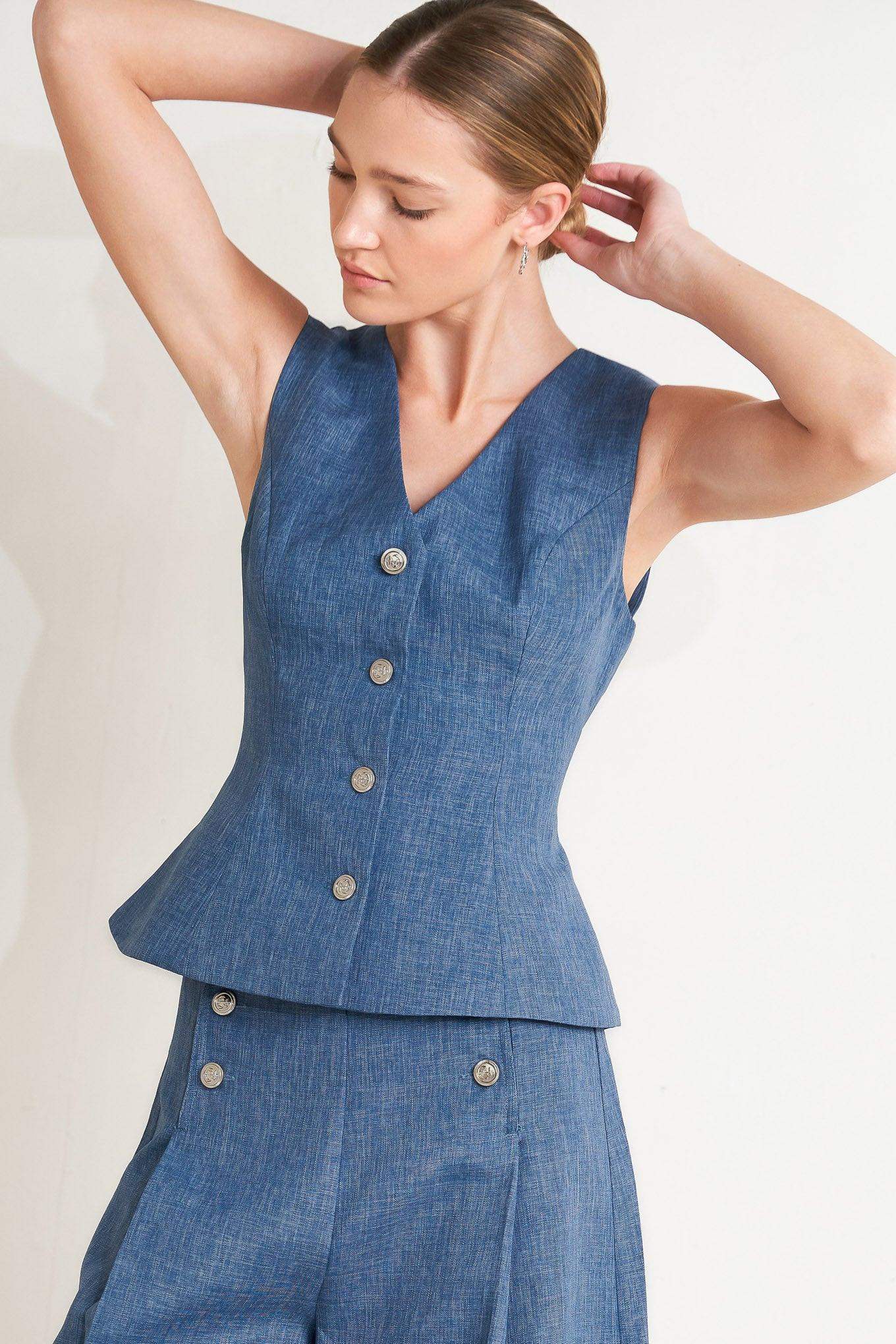 POWER MOVE WOVEN VEST - Flying Tomato - Flyclothing LLC