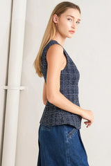 EVERYDAY ICON TWEED VEST - Flying Tomato - Flyclothing LLC