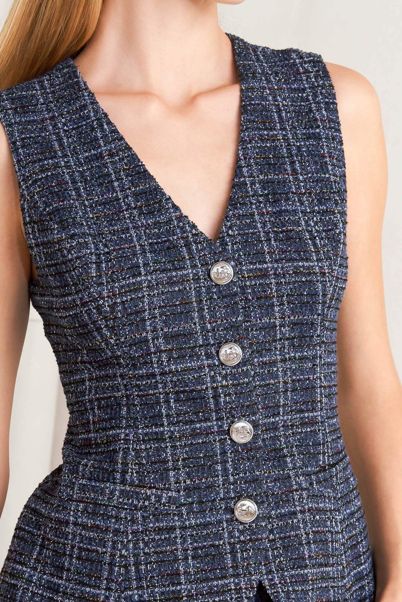EVERYDAY ICON TWEED VEST - Flying Tomato - Flyclothing LLC