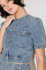 STREET MUSE DENIM JACKET - Flying Tomato - Flyclothing LLC