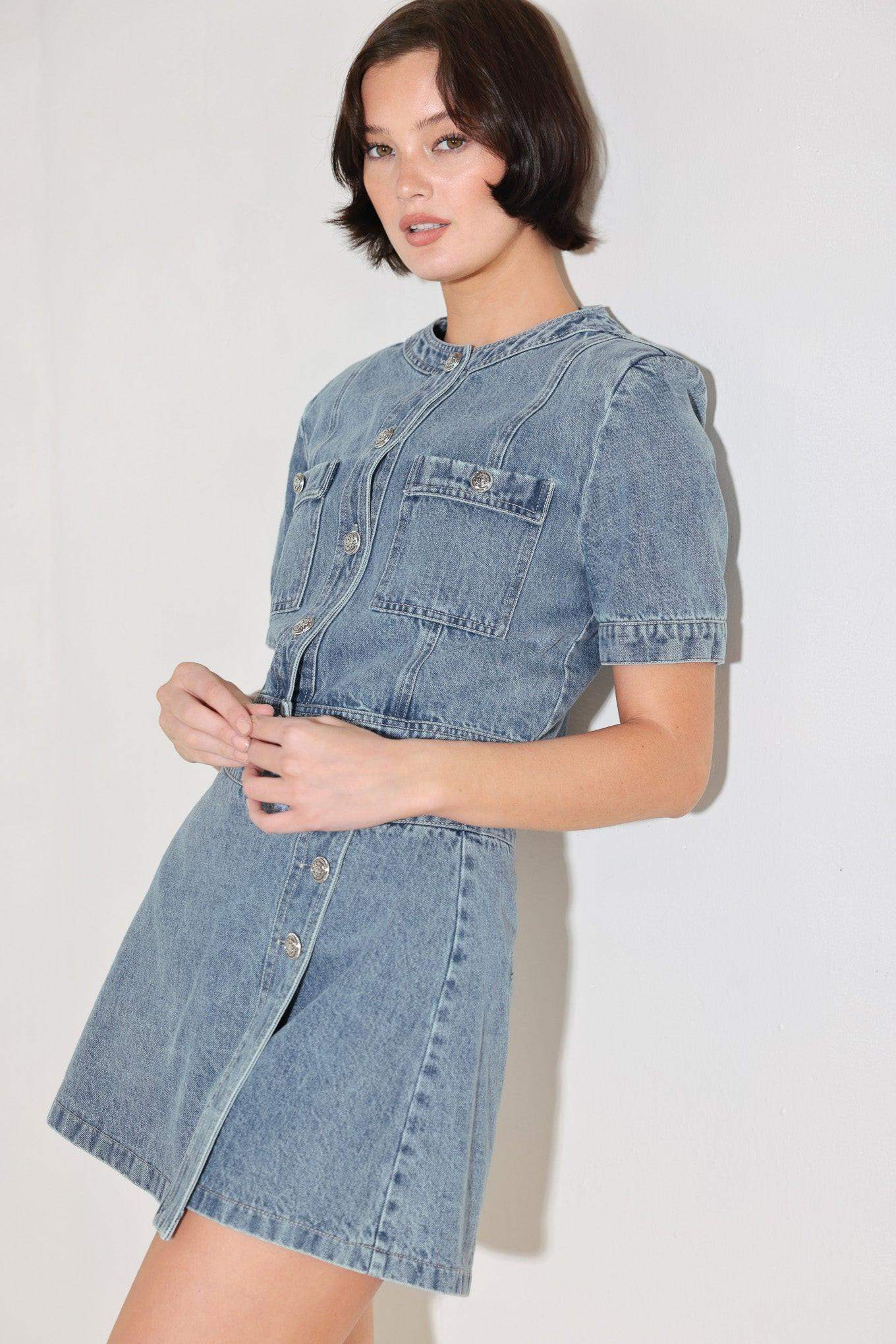 STREET MUSE DENIM JACKET - Flying Tomato - Flyclothing LLC