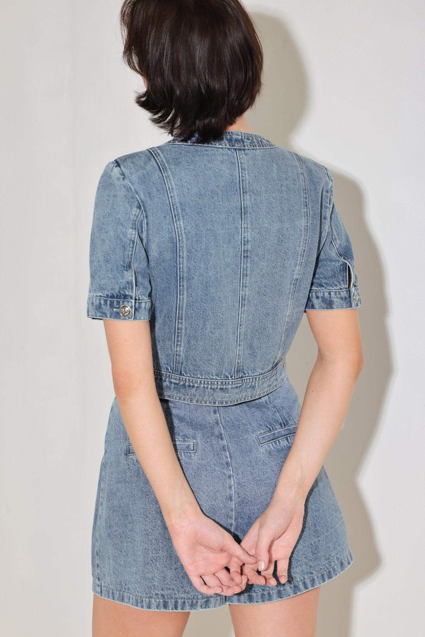 STREET MUSE DENIM JACKET - Flying Tomato - Flyclothing LLC