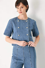 CITY ARMOR DENIM JACKET - Flying Tomato - Flyclothing LLC