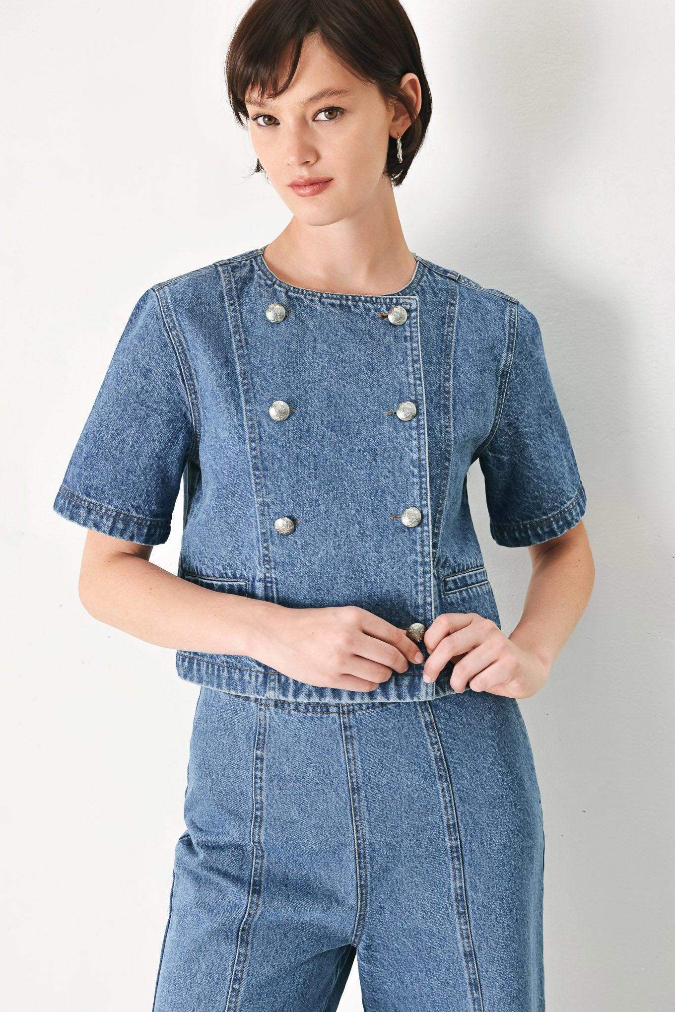 CITY ARMOR DENIM JACKET - Flying Tomato - Flyclothing LLC