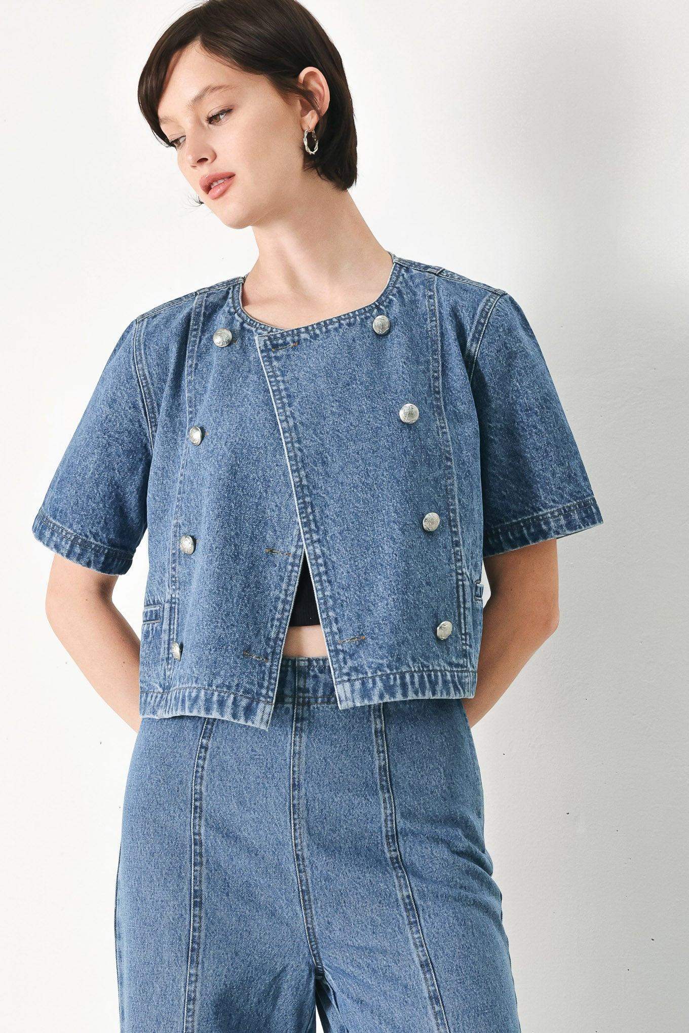 CITY ARMOR DENIM JACKET - Flying Tomato - Flyclothing LLC