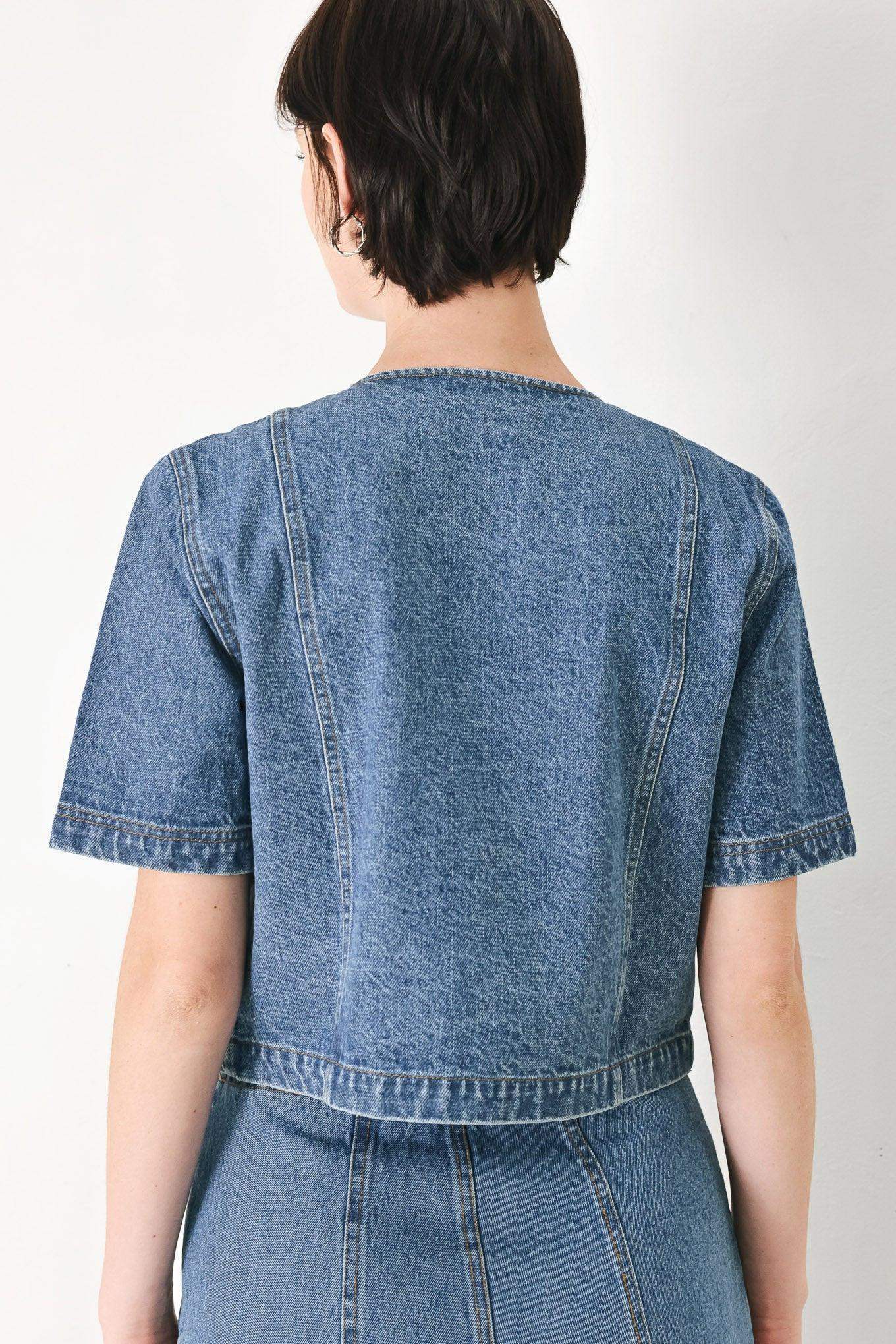 CITY ARMOR DENIM JACKET - Flying Tomato - Flyclothing LLC