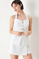 BEACH GLAM WOVEN VEST - Flying Tomato - Flyclothing LLC