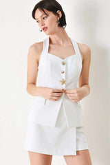 BEACH GLAM WOVEN VEST - Flying Tomato - Flyclothing LLC