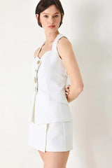 BEACH GLAM WOVEN VEST - Flying Tomato - Flyclothing LLC