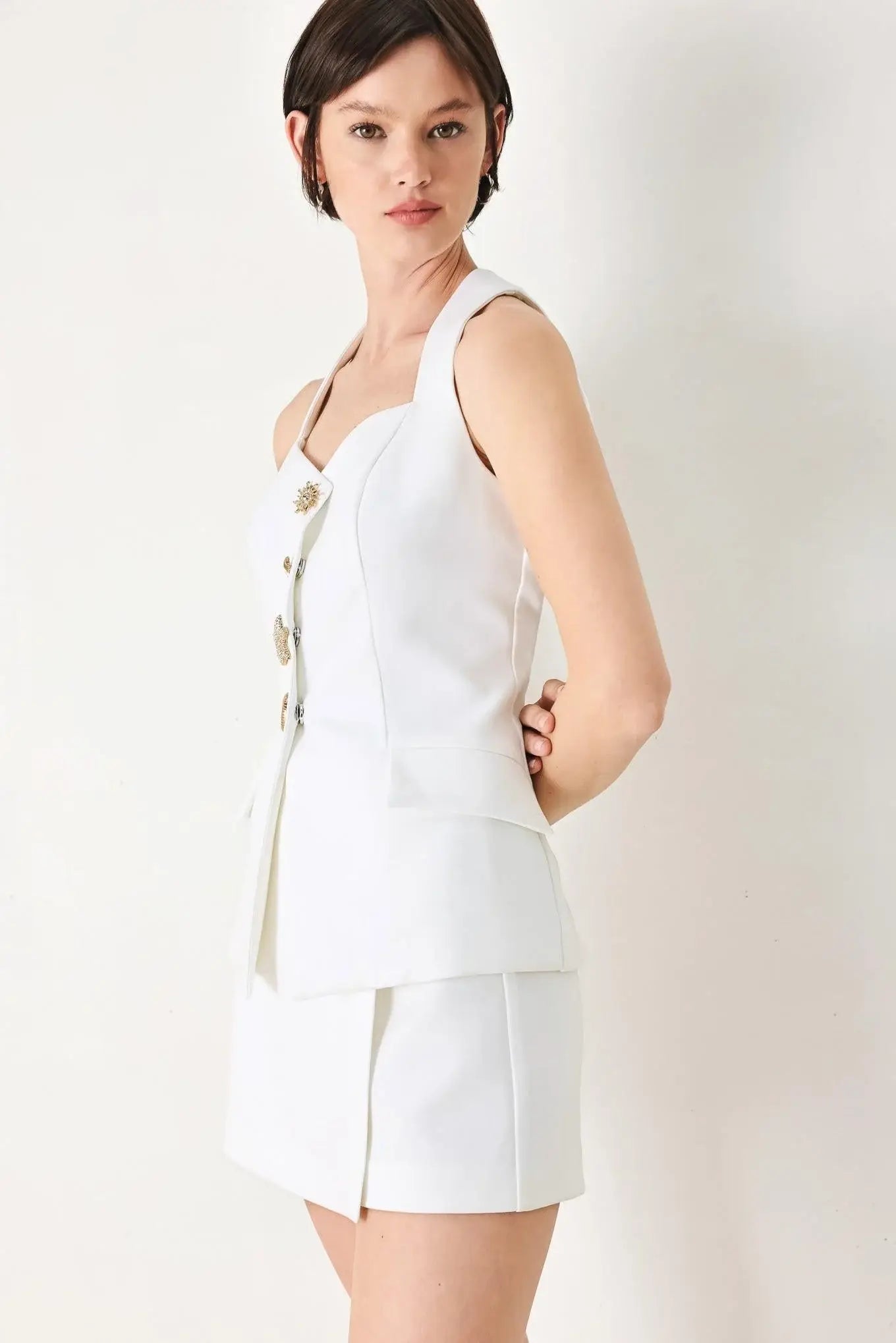 BEACH GLAM WOVEN VEST - Flying Tomato - Flyclothing LLC