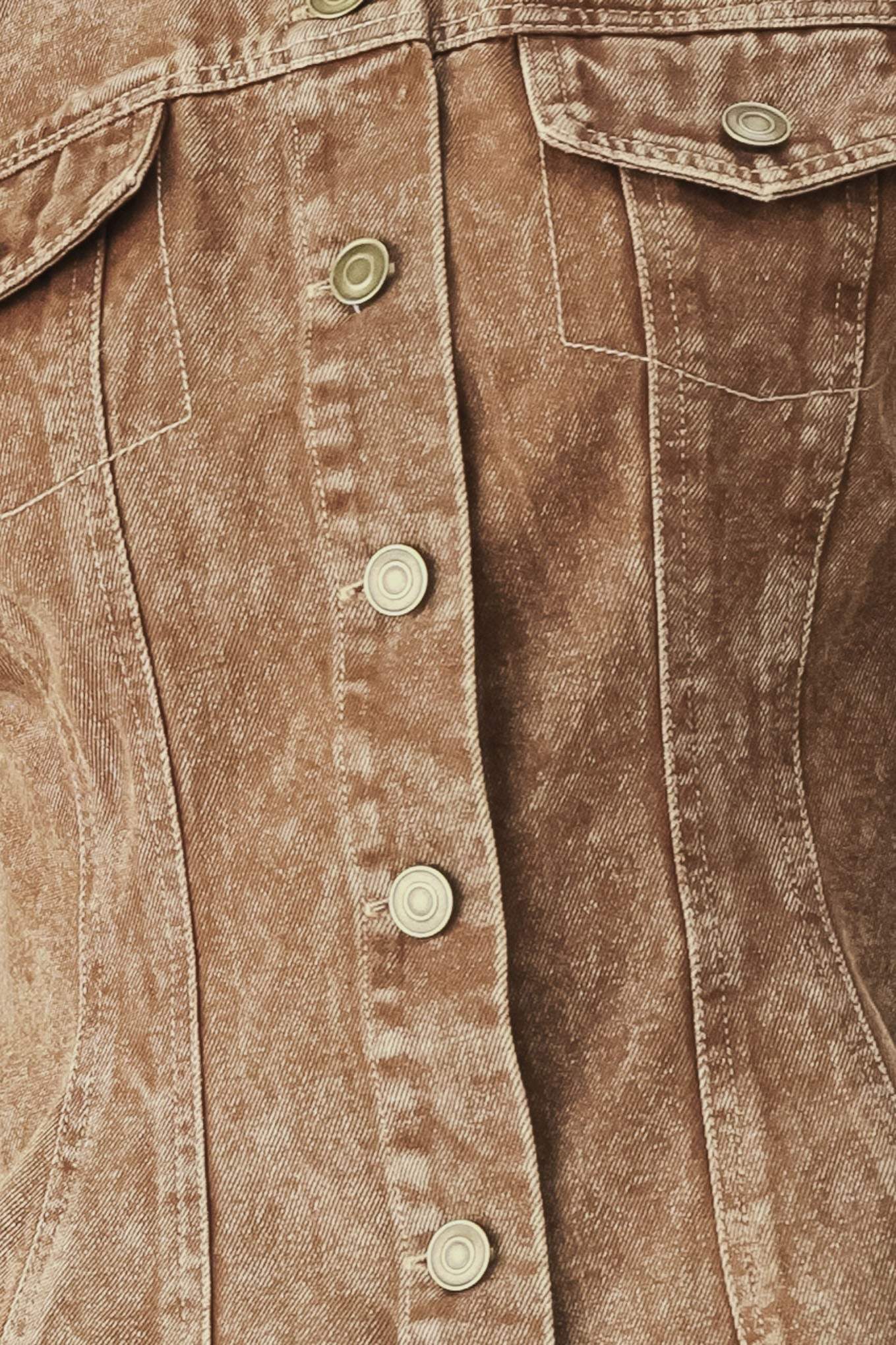 VINTAGE BROWN DENIM JACKET
